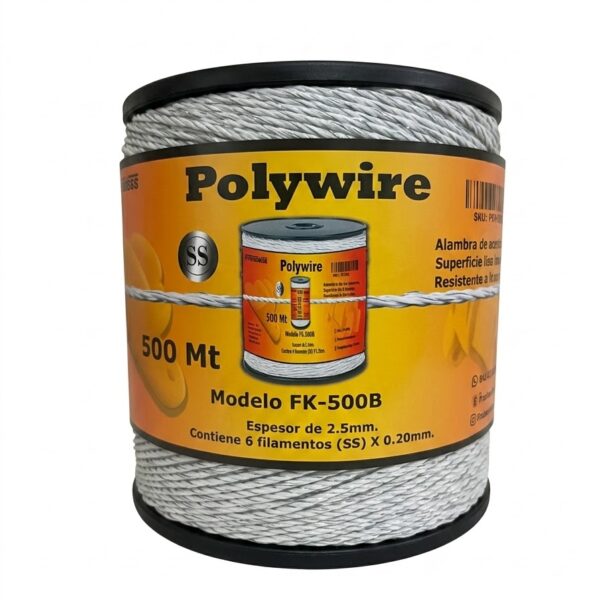 Alambre Polywire Blanco 500 Metros - Franzenklas