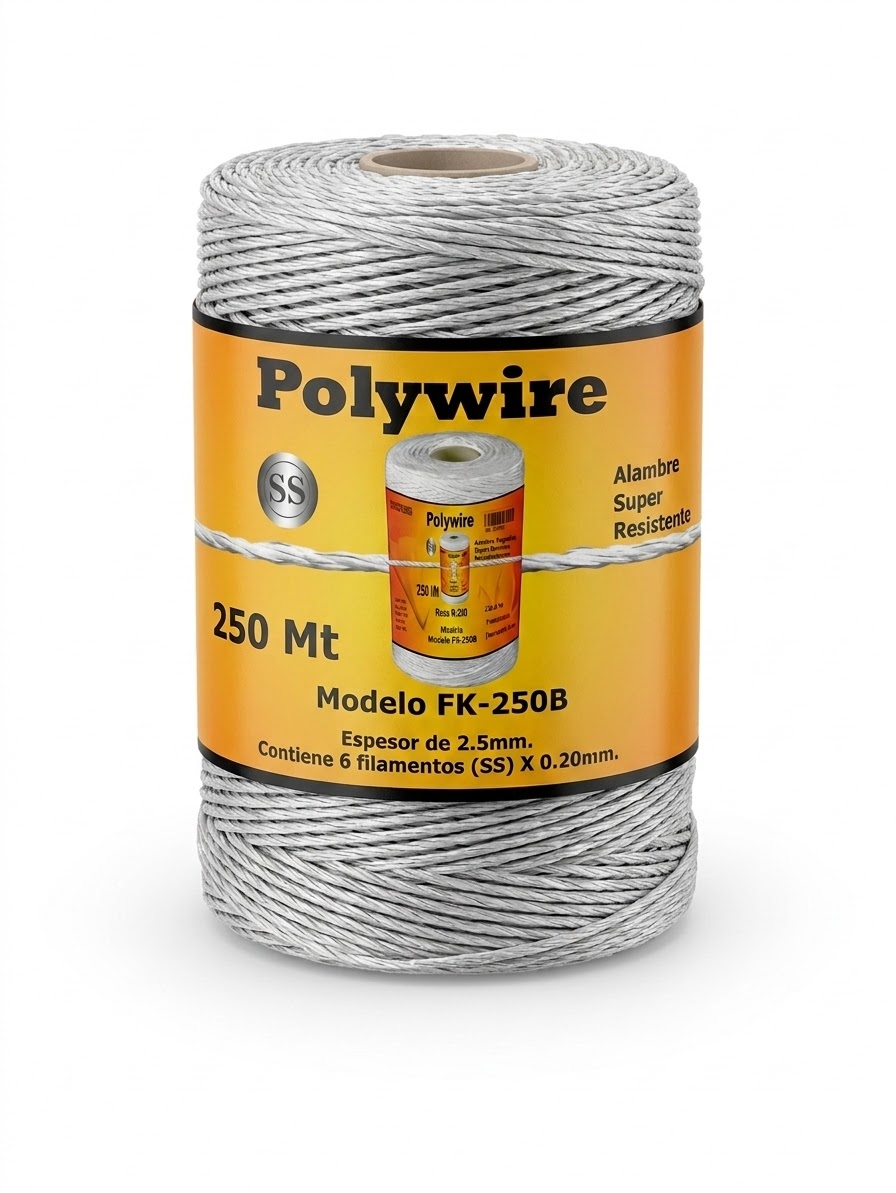 Alambre Polywire Blanco 250 Metros